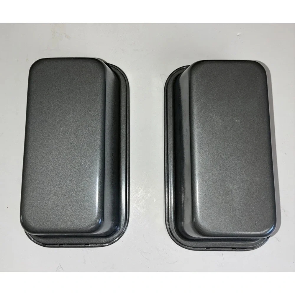 Mini Loaf Pan 6 x 3 x‎ 2 Gray Lot Of 2